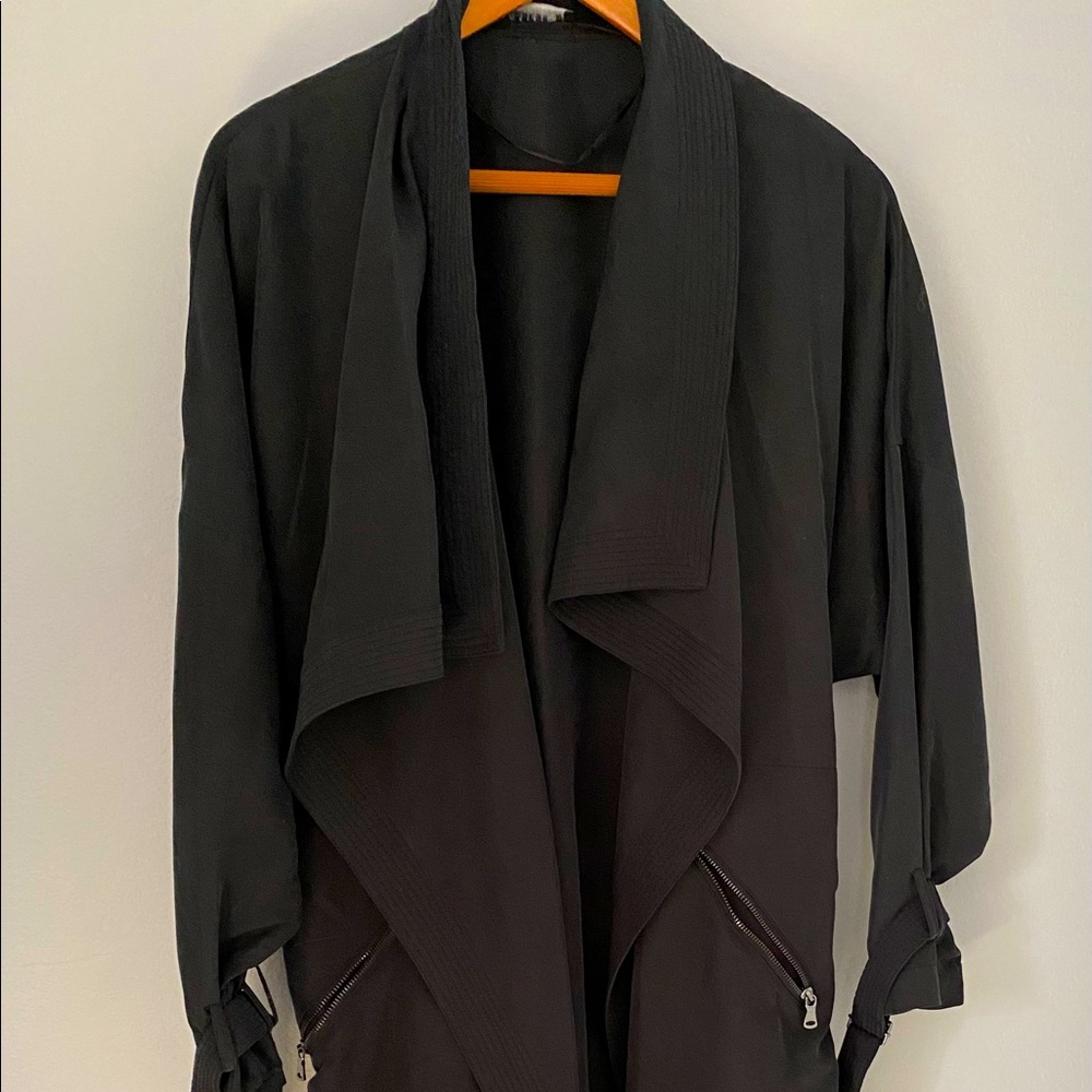 Zara lightweight open trench with belt